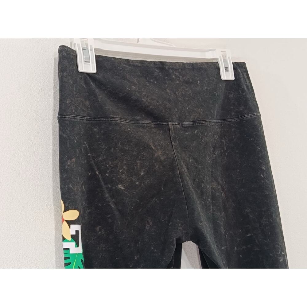 Victoria's Secret/Pink Floral Tie Dye High Waist Leggings Black Size L NWOT - Picture 9 of 15
